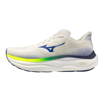 Scarpe Da Running Mizuno Wave Sky 9 Bianco Blu E Giallo