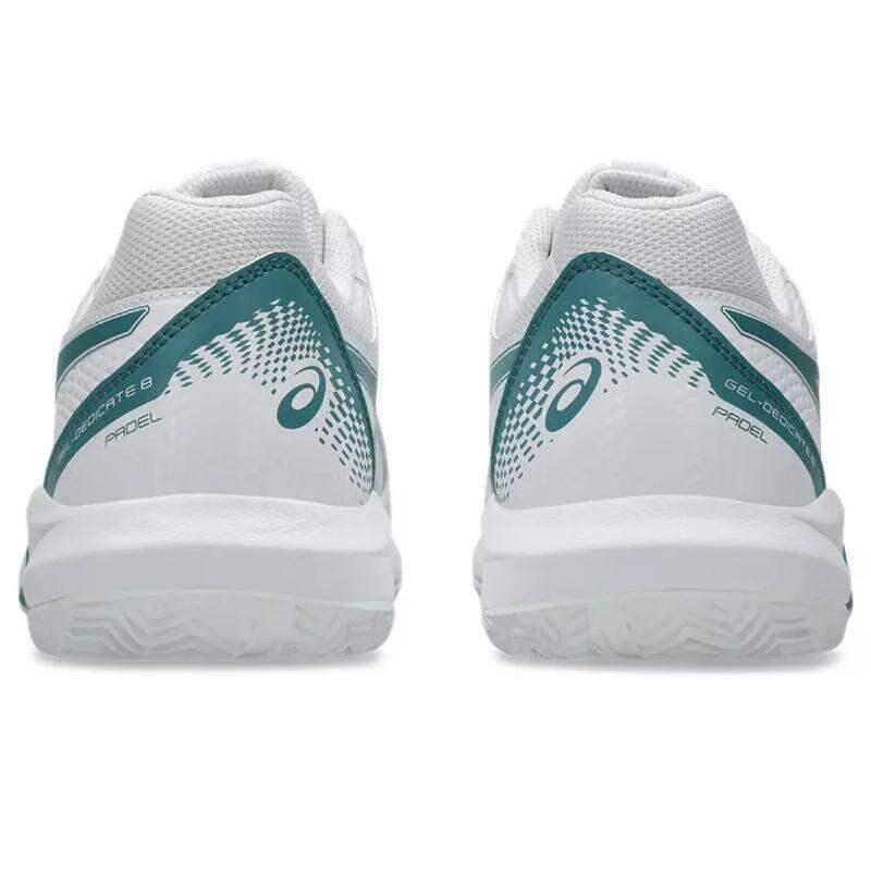 Tênis Asics Gel Dedicate 8 Padel White Pine Green 2/5