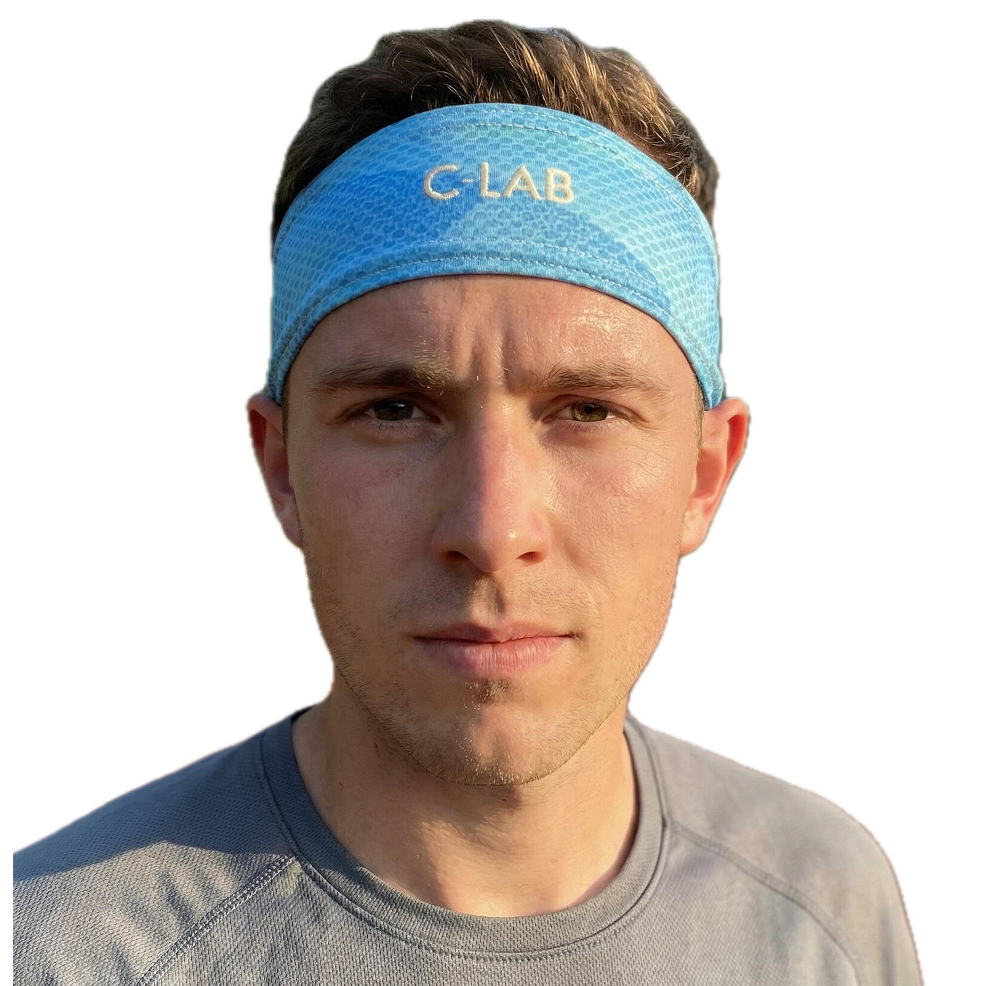 C-lab - Bandeau Respirant Mesh - Bleu Clair - Buff - Bleu - 38 S - Decathlon