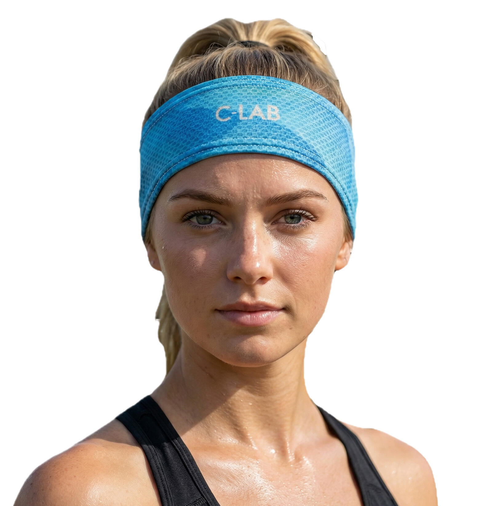 BANDEAU RESPIRANT MESH - BLEU CLAIR 2/3