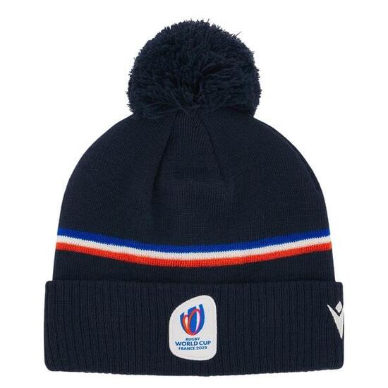 Bonnet avec pompon Macron RWC France 2023