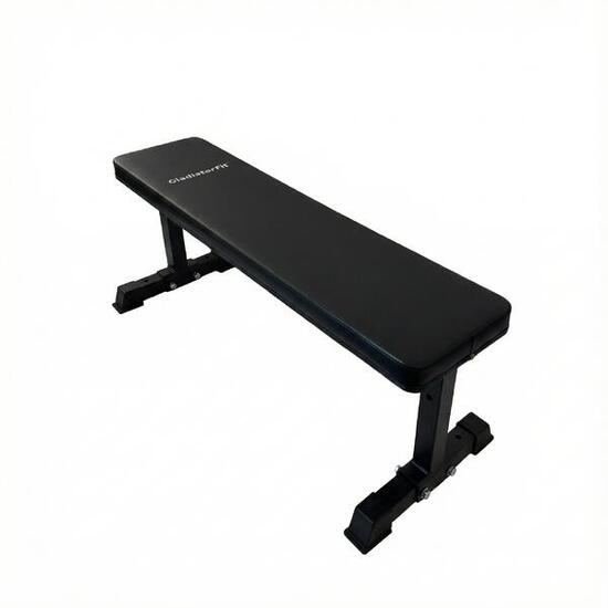 Flache Hantelbank "Flat Bench" aus Stahl GladiatorFit