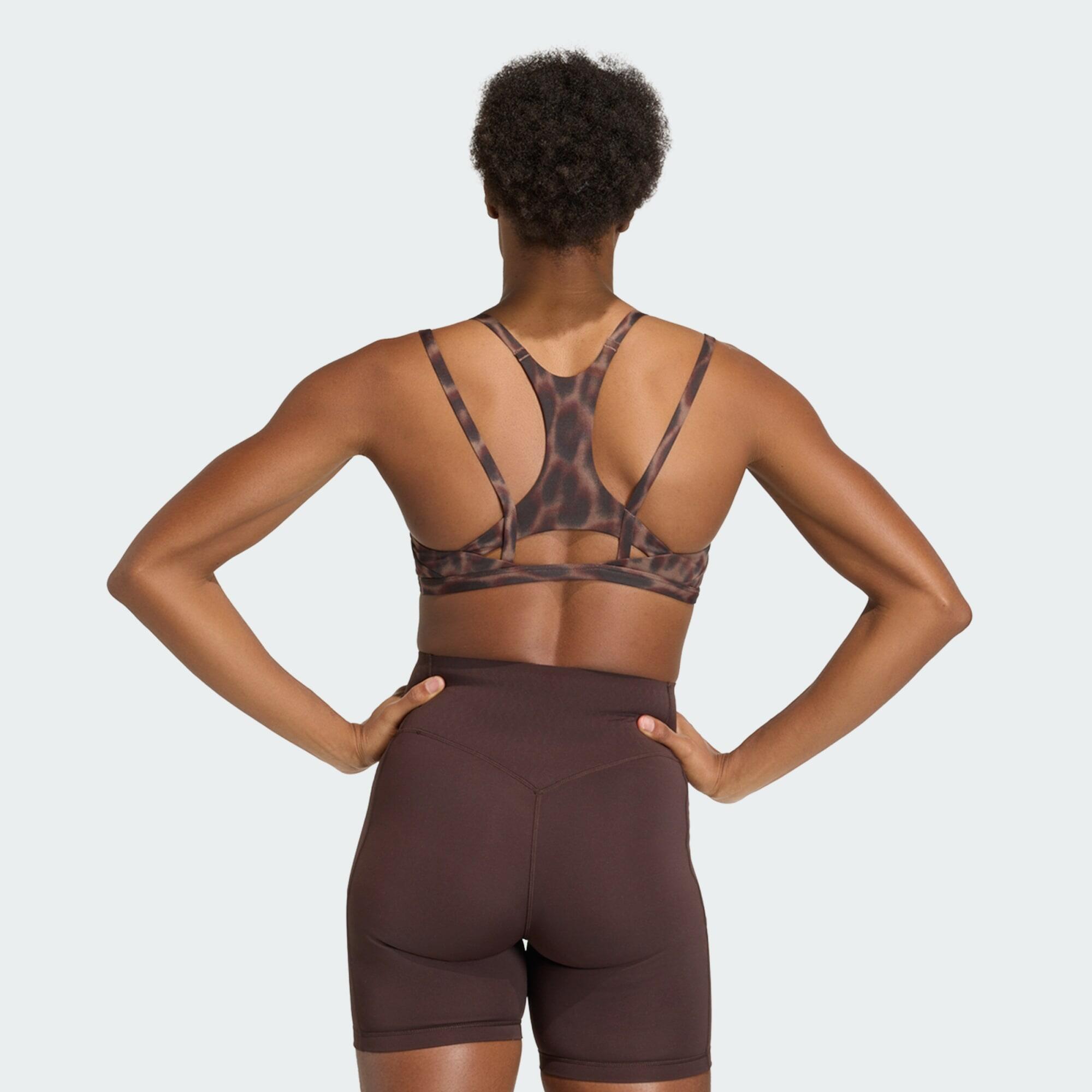 Optime Leopard Strappy Light Support Bra 4/7