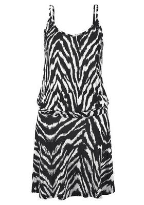 Damen Beachtime Strandkleid mit Animalprint