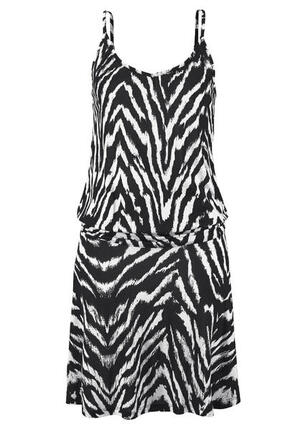 Damen Beachtime Strandkleid mit Animalprint