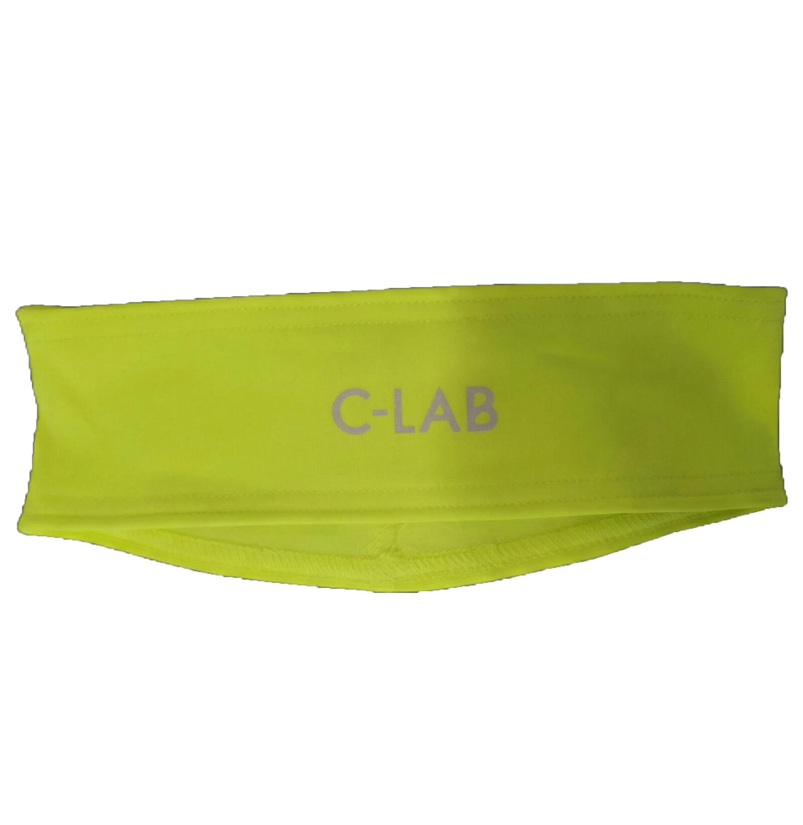 BANDEAU THERMIQUE VELO/RUNNING – JAUNE FLUO 3/4