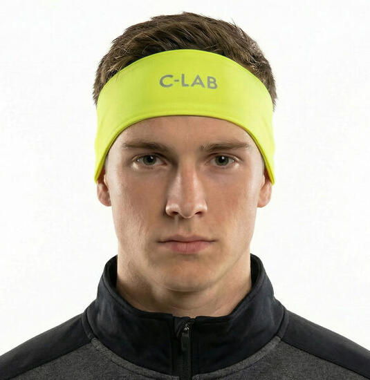BANDEAU THERMIQUE VELO/RUNNING – JAUNE FLUO