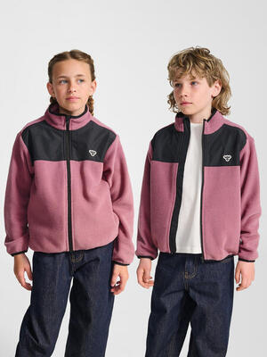 Rits jasje hmljr fleece uniseks kinderen hummel