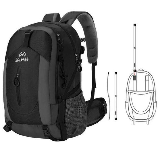 Outdoor master Zaino sport 50L Nero