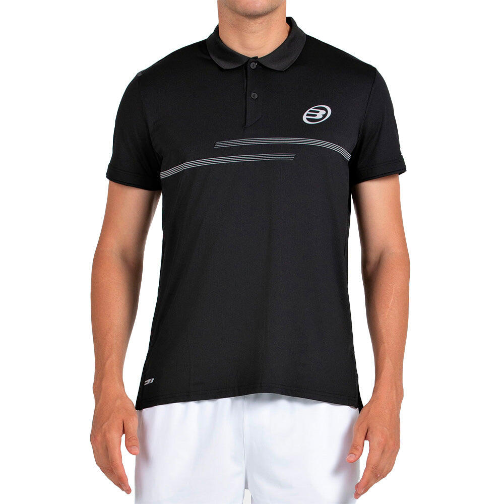Bullpadel - Polo Bullpadel Menkar - Polo Manches Courtes - Noir - Decathlon
