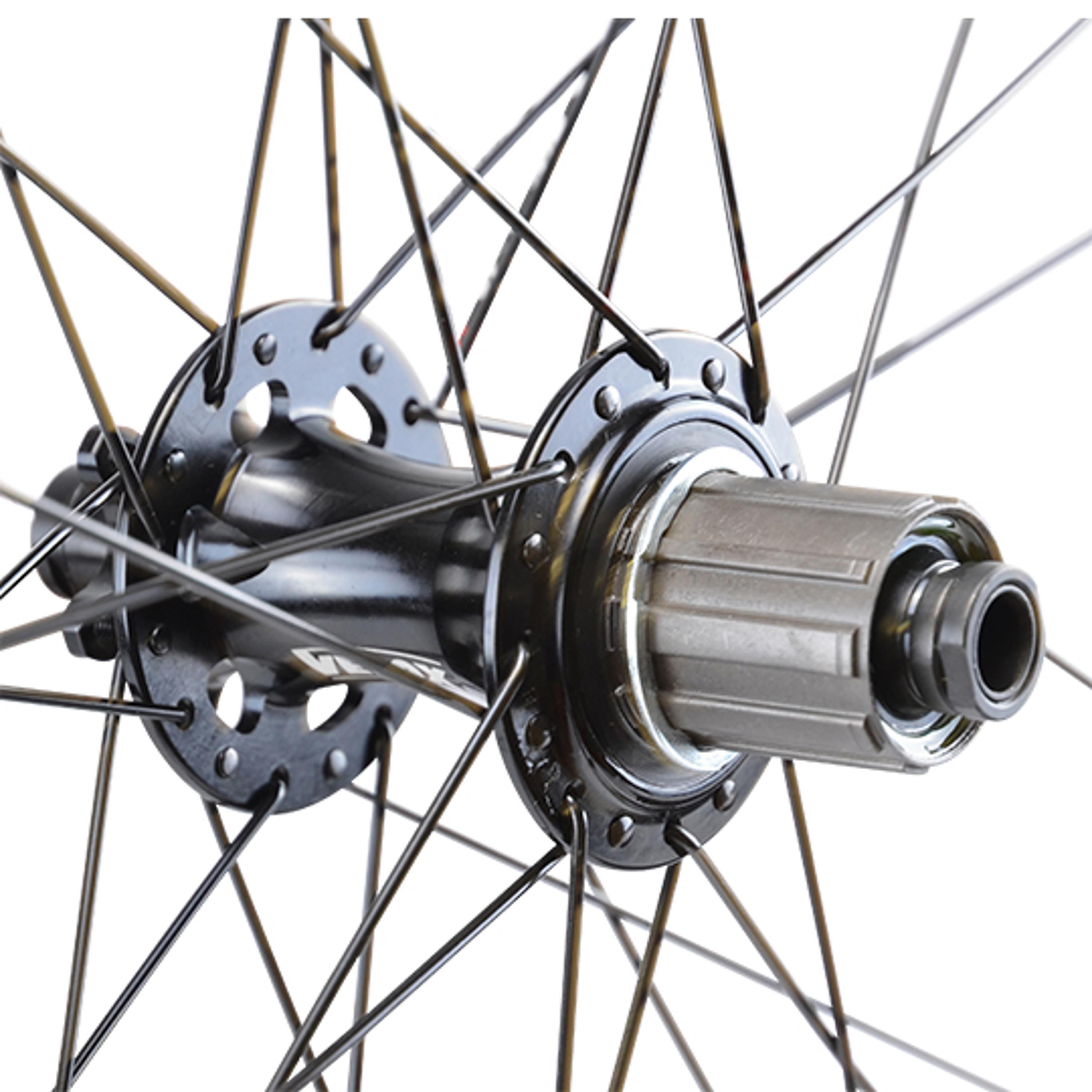 Achterwiel fiets k7 schijfvelg 6 gaten as doorvoer Velox Maxx Tubeless ready 2/2