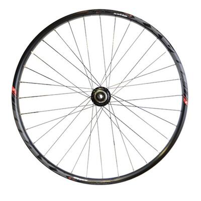 Achterwiel fiets k7 schijfvelg 6 gaten as doorvoer velox maxx tubeless ready