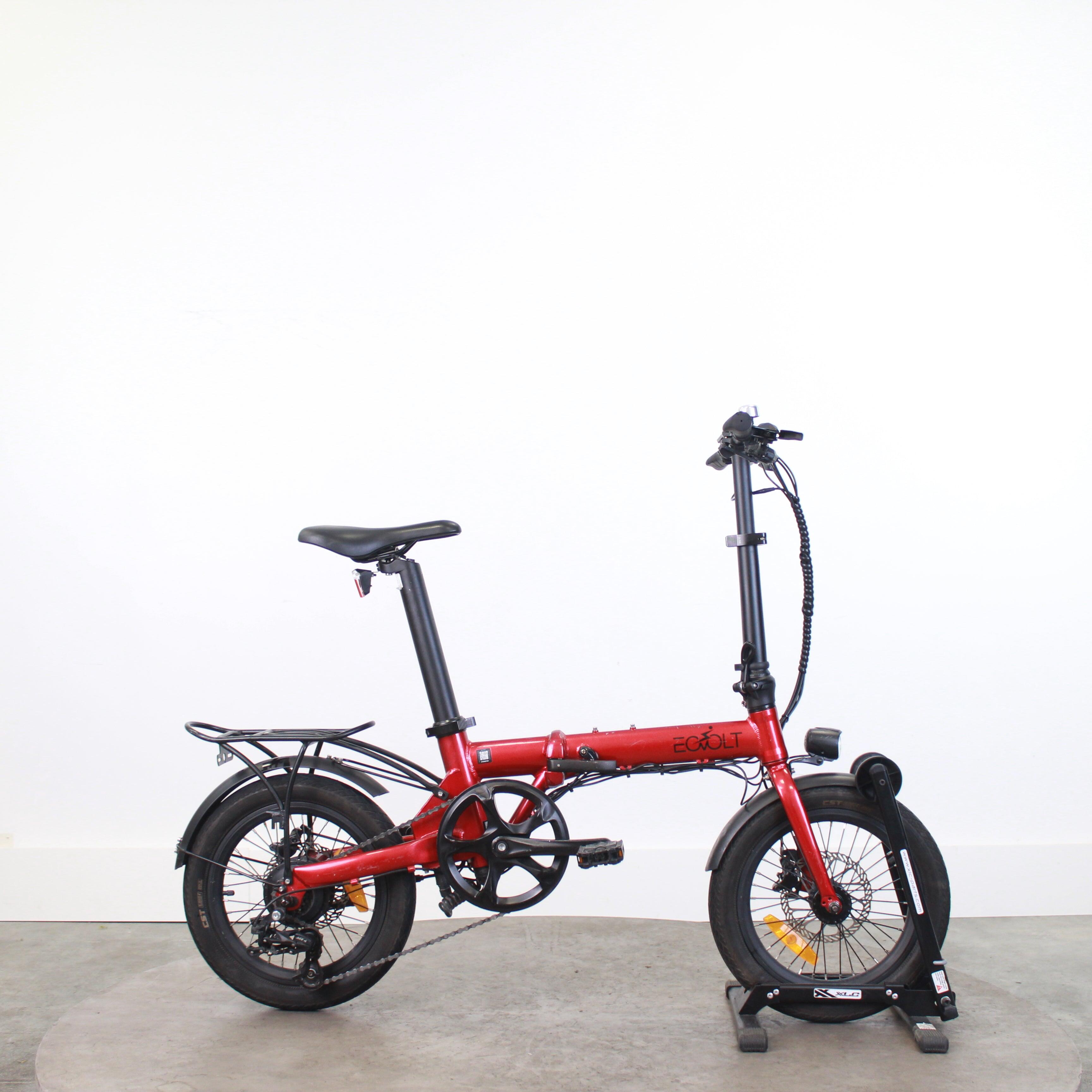 Eovolt - Reconditionné - Vélo Pliant Électrique City 4speed - Excellent État - Vélo Pliant - Rouge - Taille Unique - Decathlon