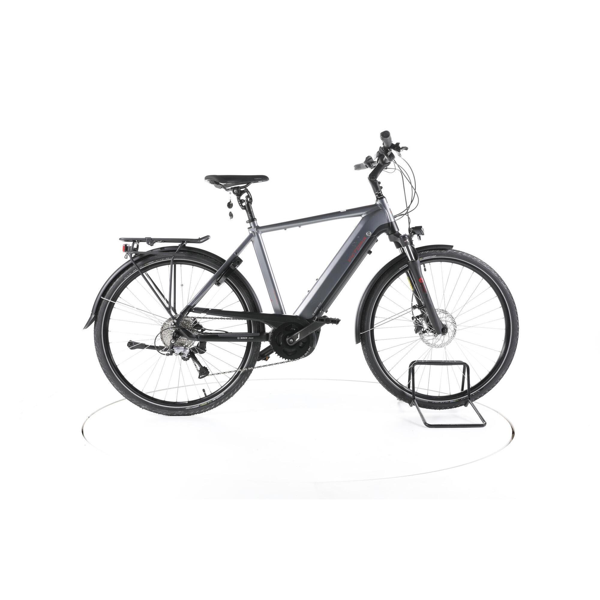 Victoria - Reconditionné - Victoria Etrekking 12.6 Trekking Vélo Électrique - Bon - Vélo Tout Chemin - Gris - 55 - Decathlon