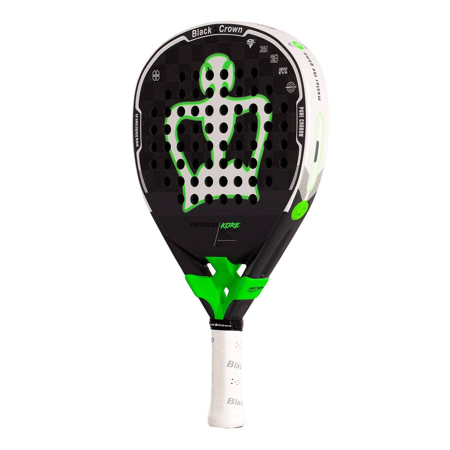 Wielokolorowa rakieta Crown Patron Kore Padel w kolorze czarnym 3/5