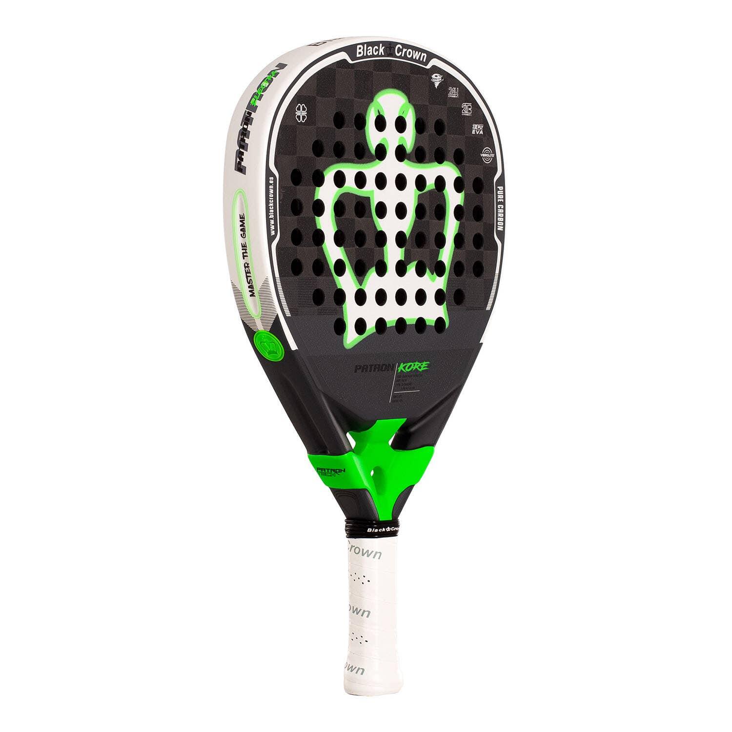 Wielokolorowa rakieta Crown Patron Kore Padel w kolorze czarnym 2/5