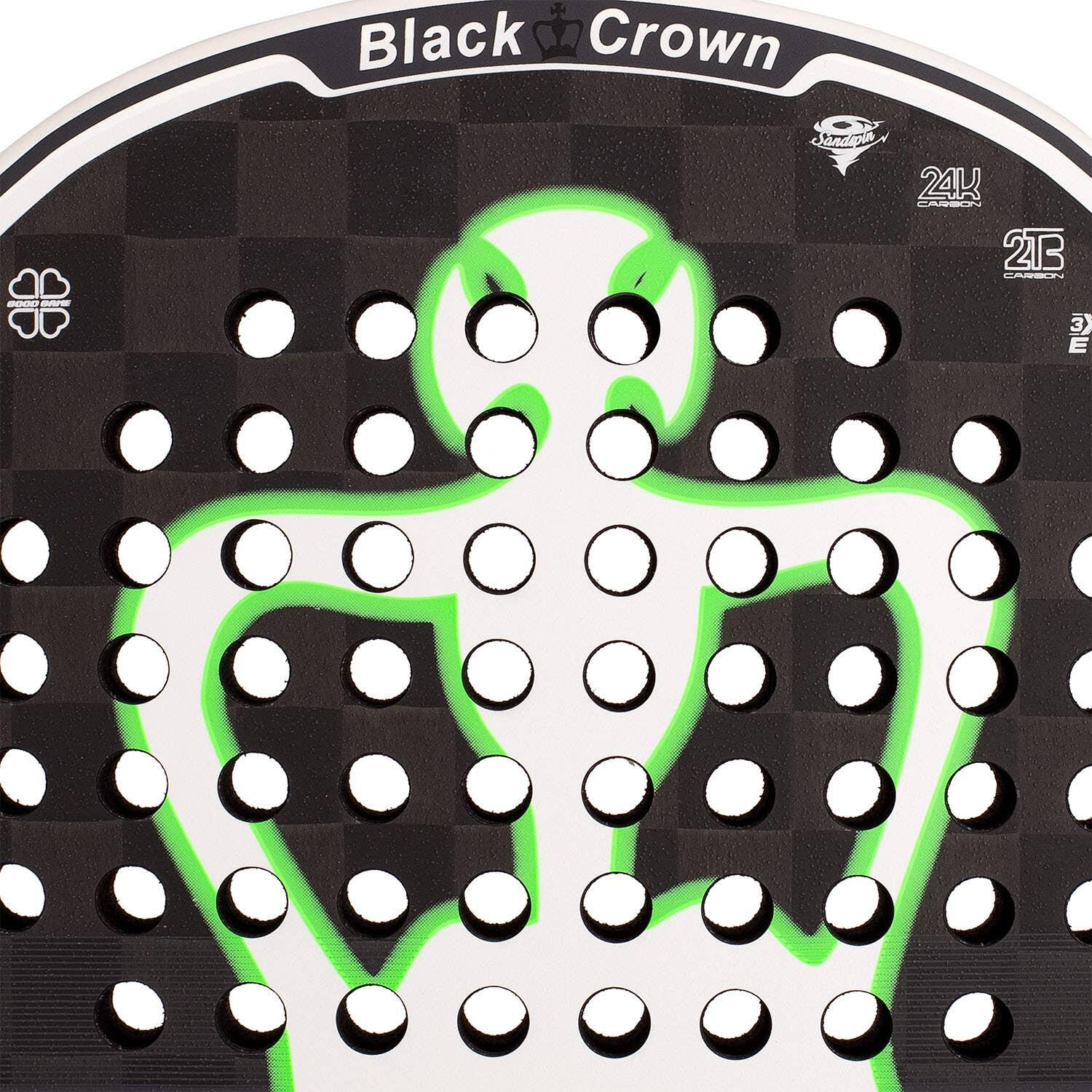 Wielokolorowa rakieta Crown Patron Kore Padel w kolorze czarnym 5/5
