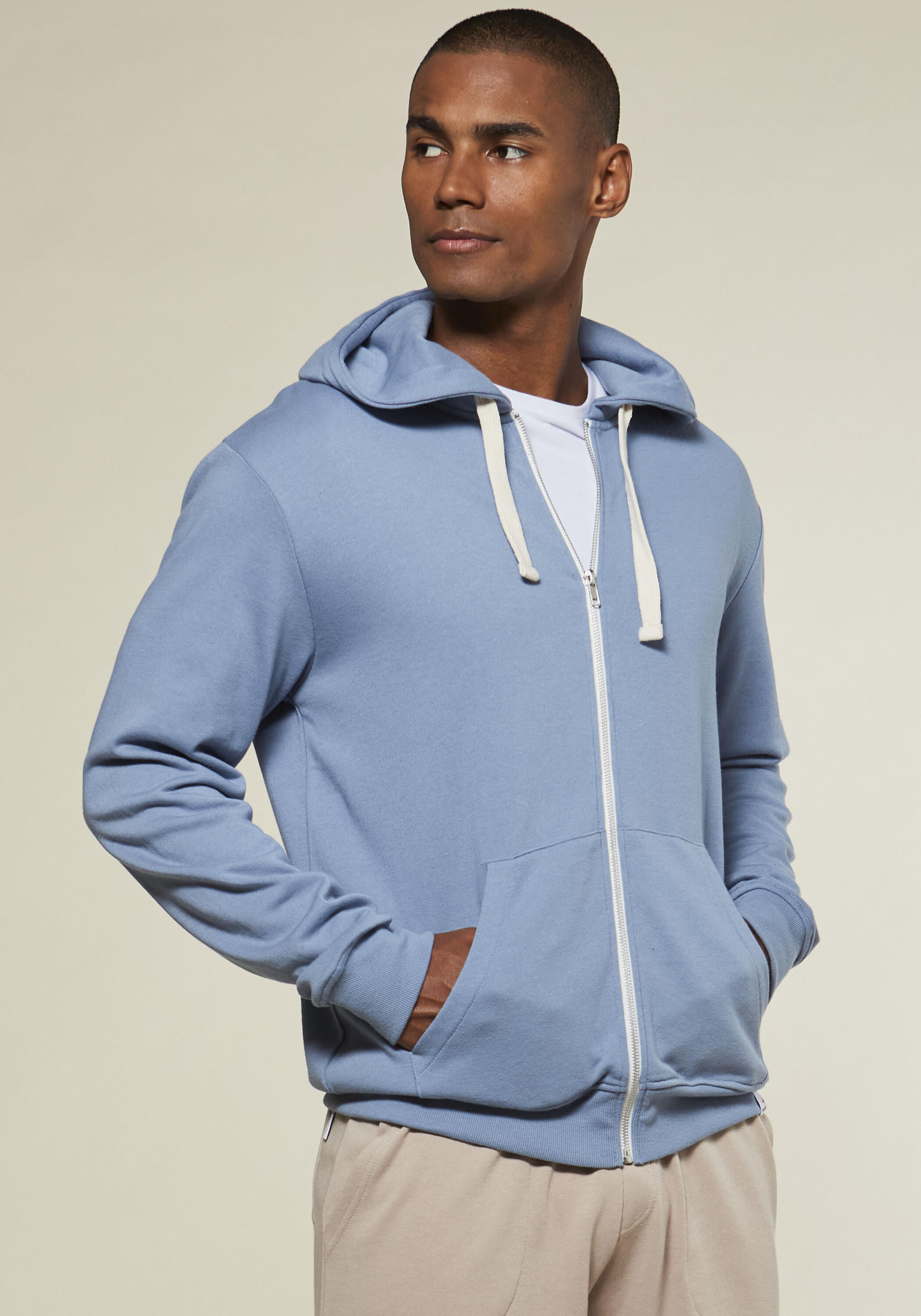 Herren Kapuzensweatjacke 4/4