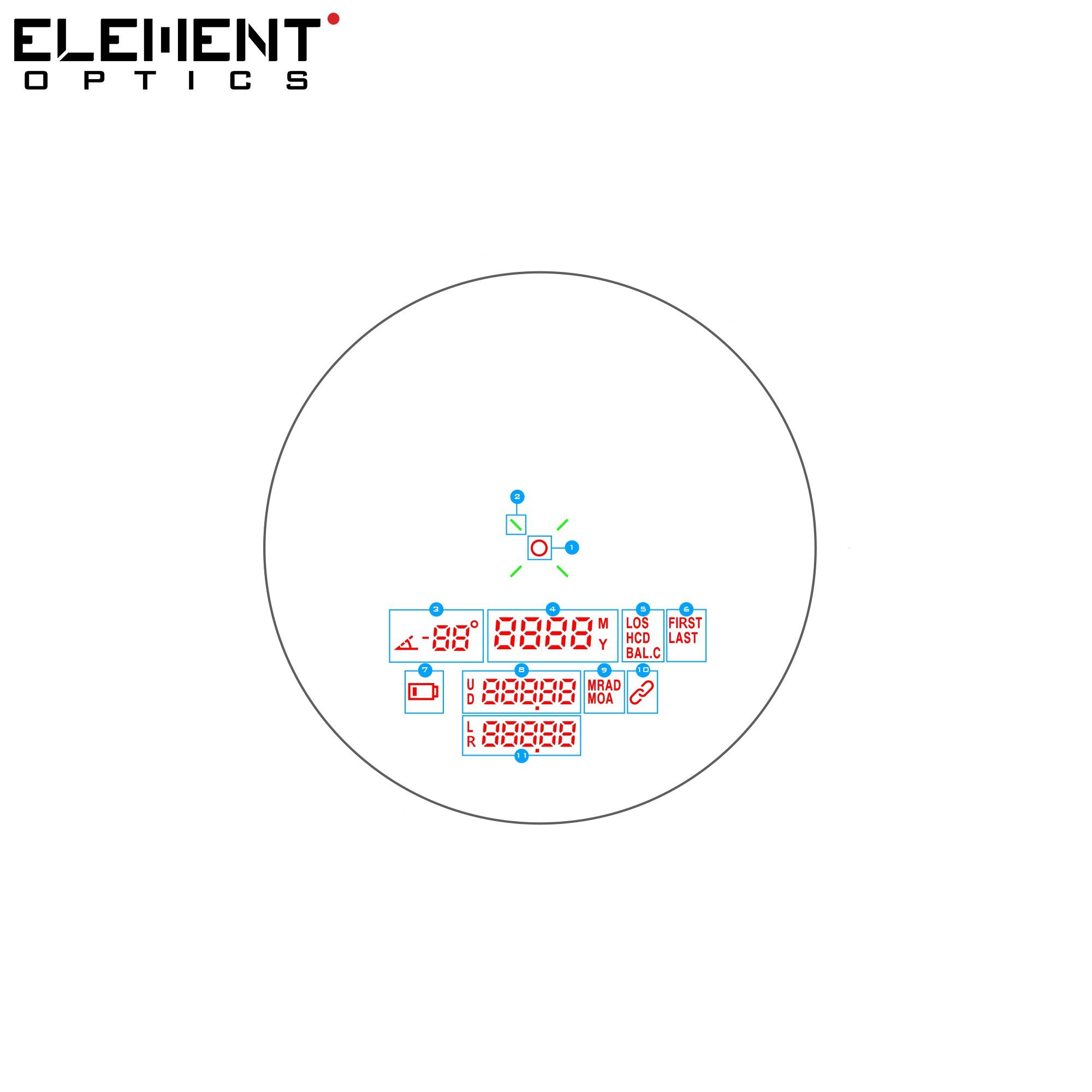 Telémetro Element Optics Titan 3K Range Finder 7/7
