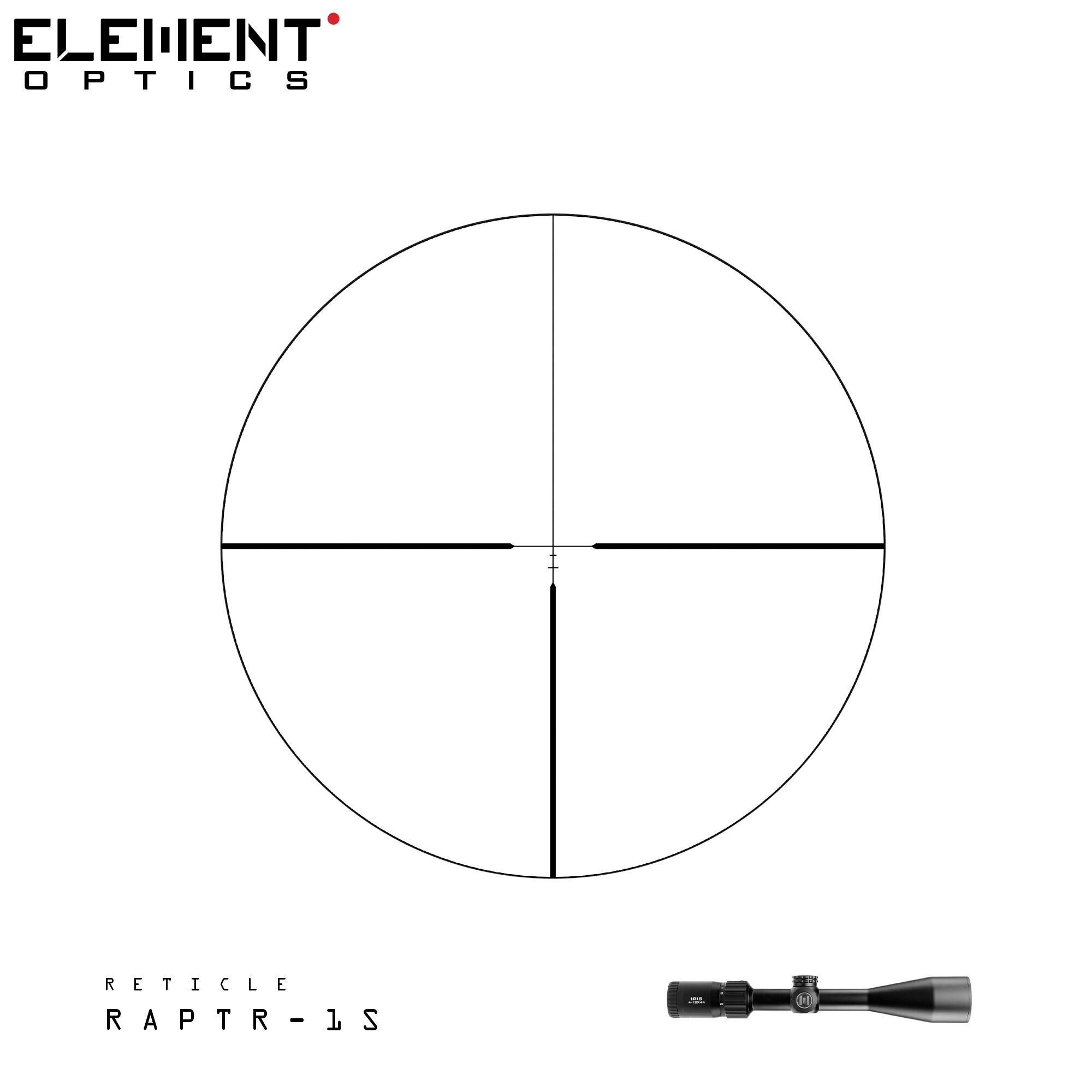 Visor Element Optics Iris 4-12x44 SFP MOA (RAPTR-1S) 7/7
