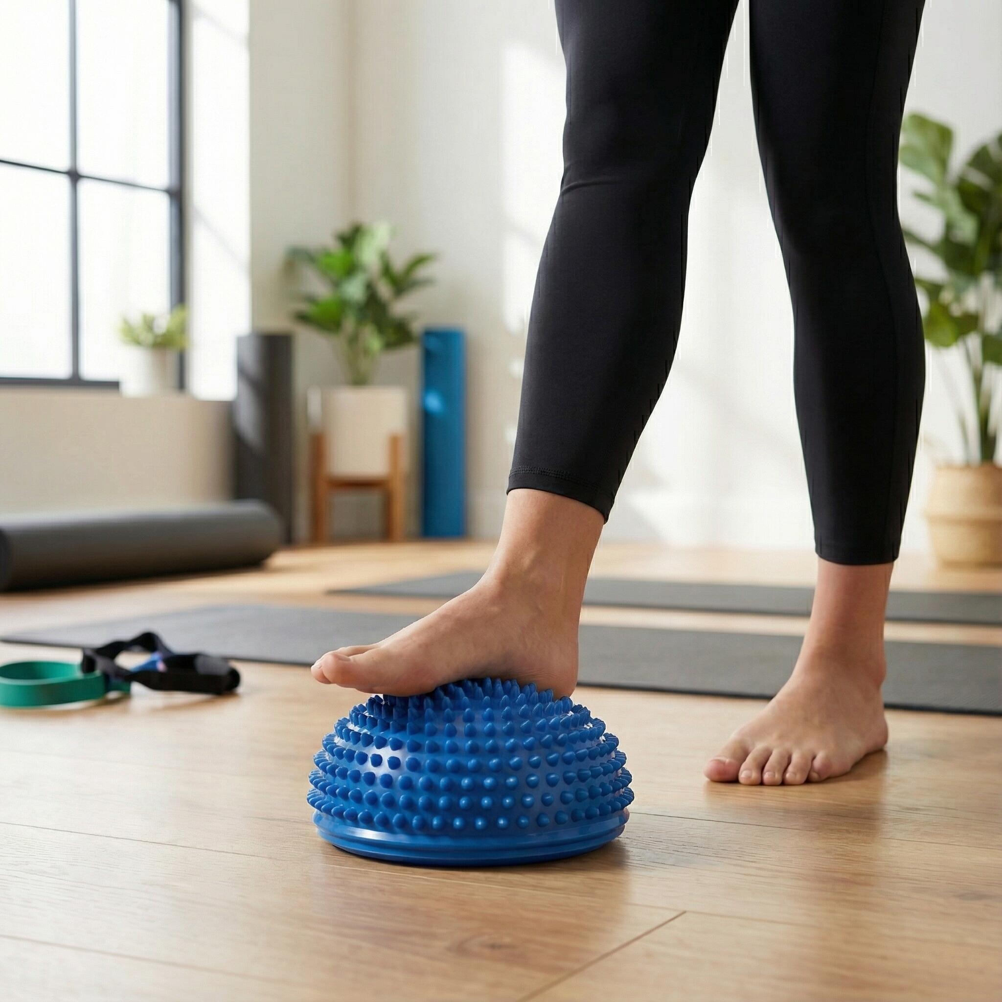Demi-sphère à picots Ø 16cm JustFit + pompe 4/5