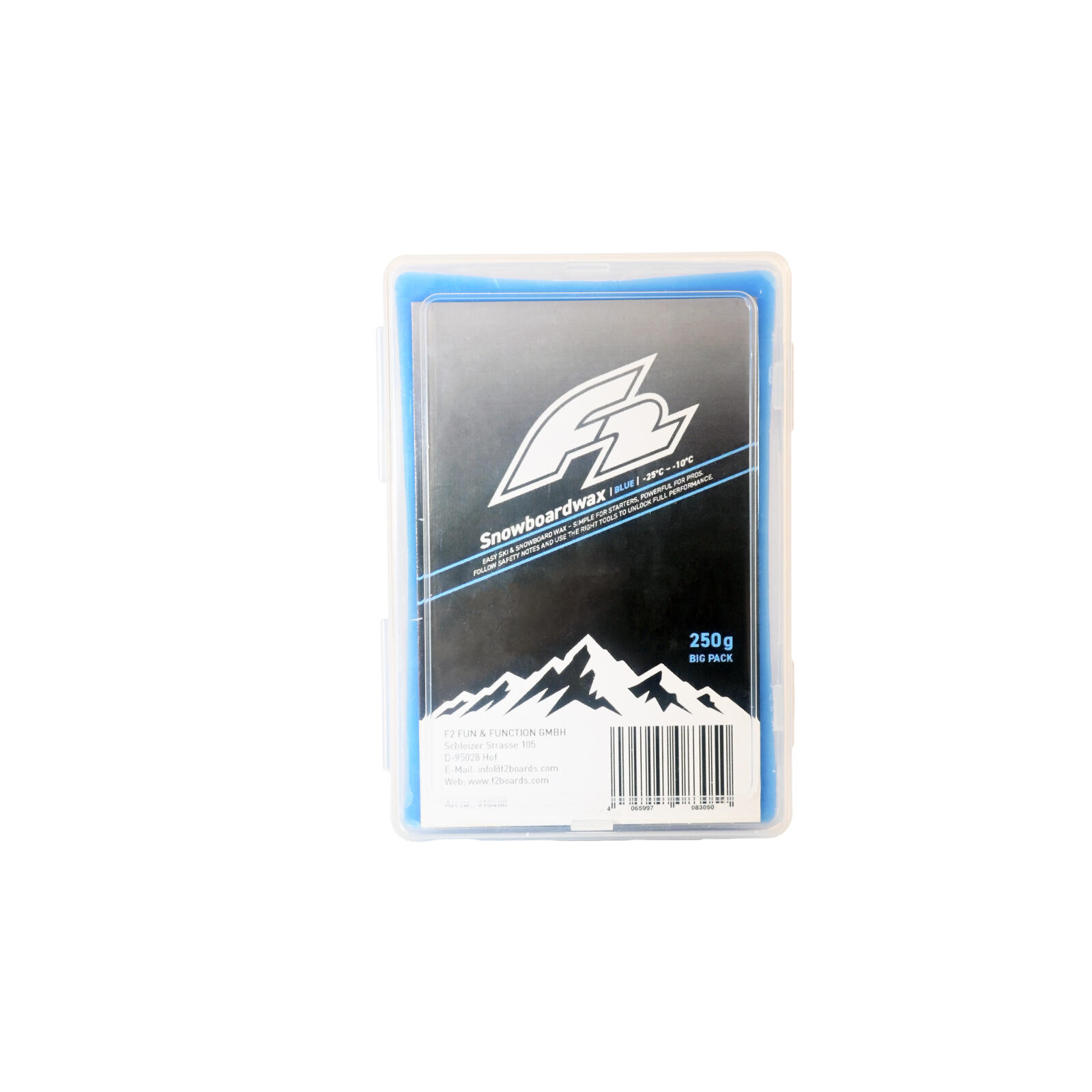 F2 Set Snowboard Wachs Paket 1,25kg (5x250g) für alle Temperaturen 6/7