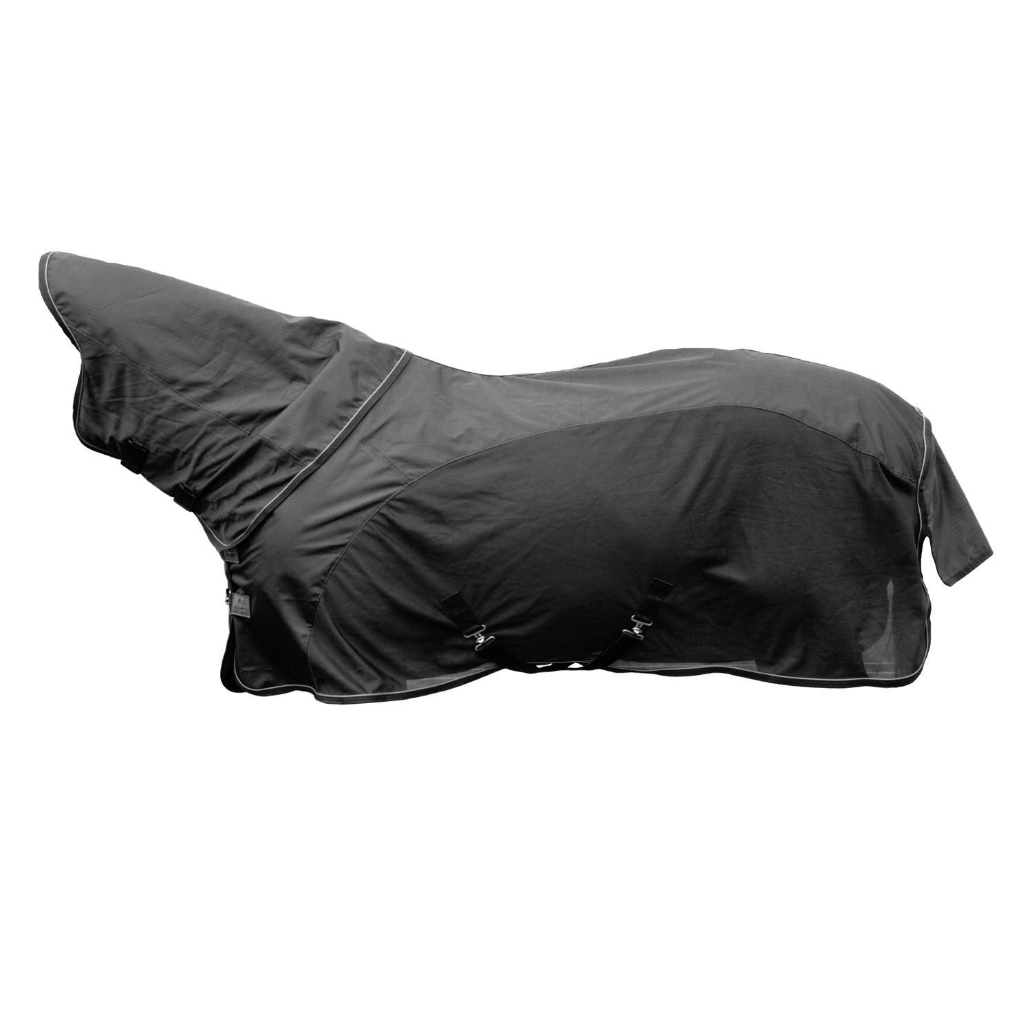 Kentucky Horsewear - Couverture Anti-mouches Imperméable Combo Classic Noir 140-6'3 0gram - Couverture Cheval - Noir - Decathlon