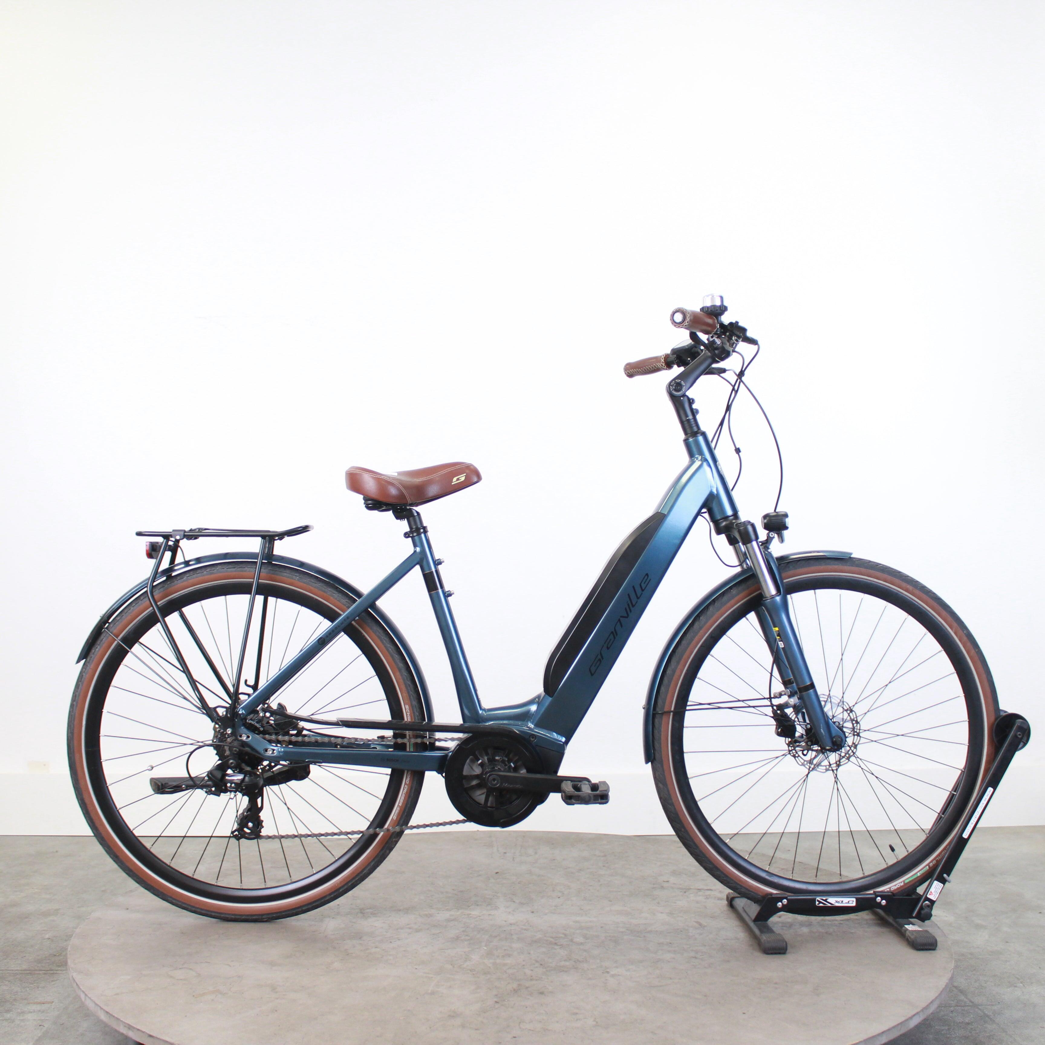 Granville - Reconditionné - Vtc Électrique E Absolute - Excellent État - Vélo Tout Chemin - Bleu - 42 M/l - Decathlon