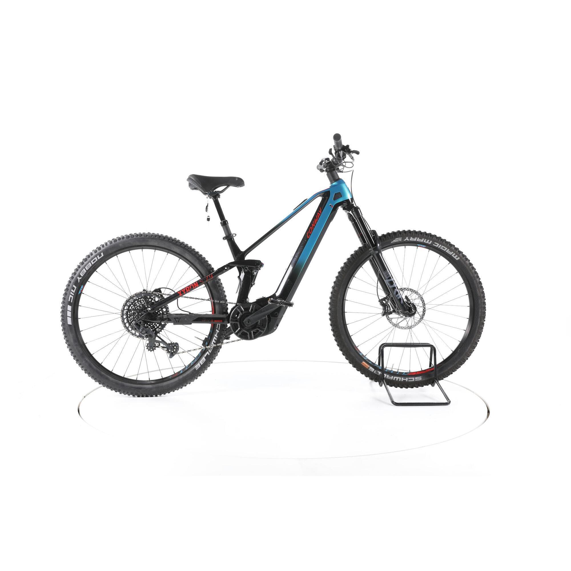 Conway - Reconditionné - Conway Xyron S 7.9 Vélo Électrique Vtt Carbon - Bon - Vélo Tout Terrain - Bleu - Petit - Decathlon