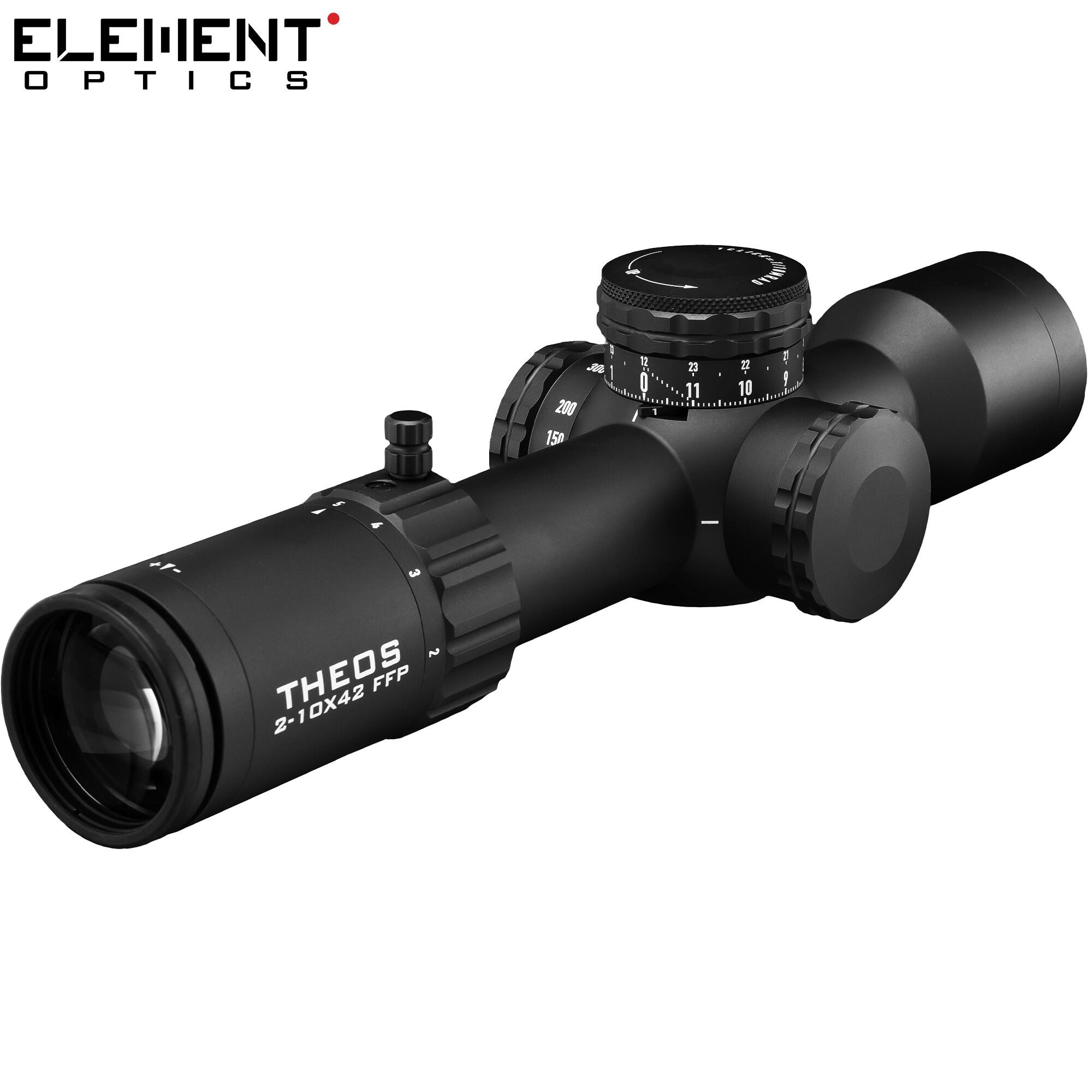 Scope Element Optics Theos 2-10x42 FFP MRAD MPR-1D Black 2/7