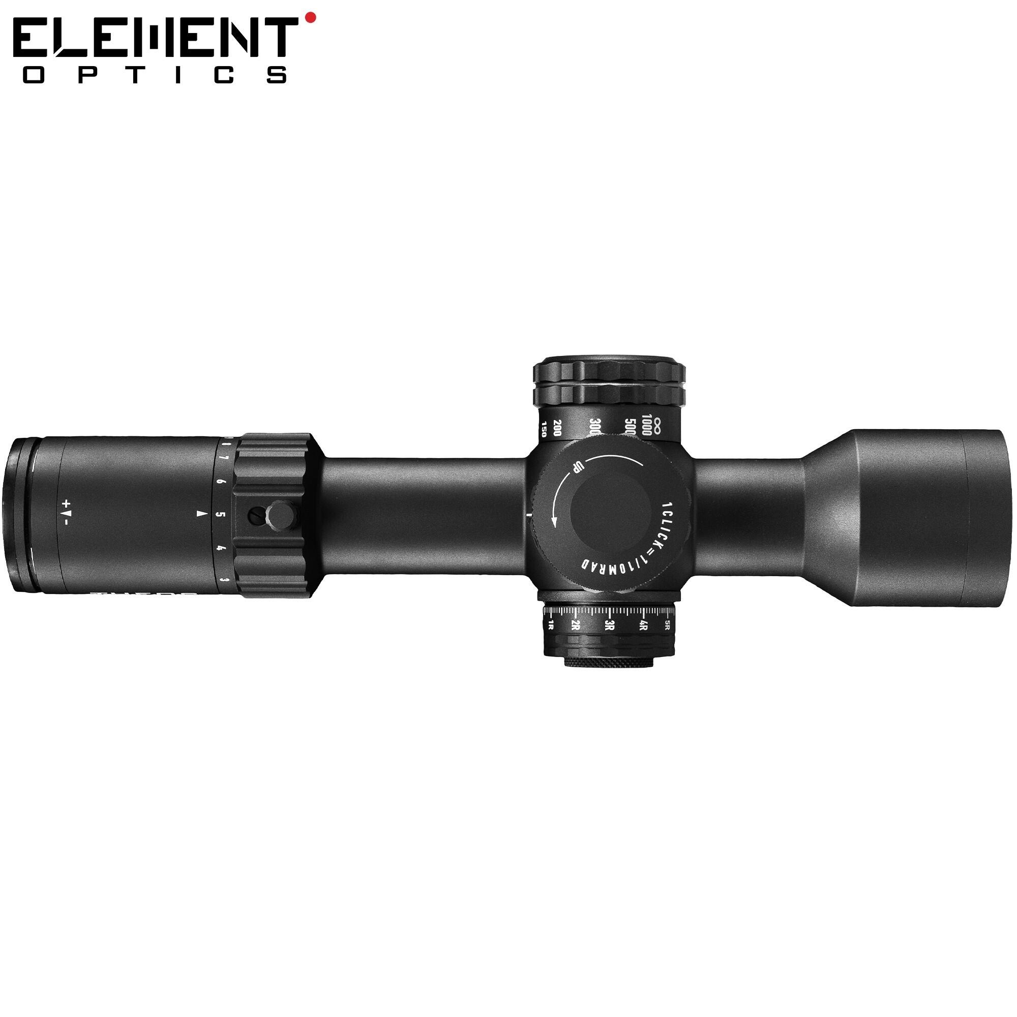 Scope Element Optics Theos 2-10x42 FFP MRAD MPR-1D Black 7/7