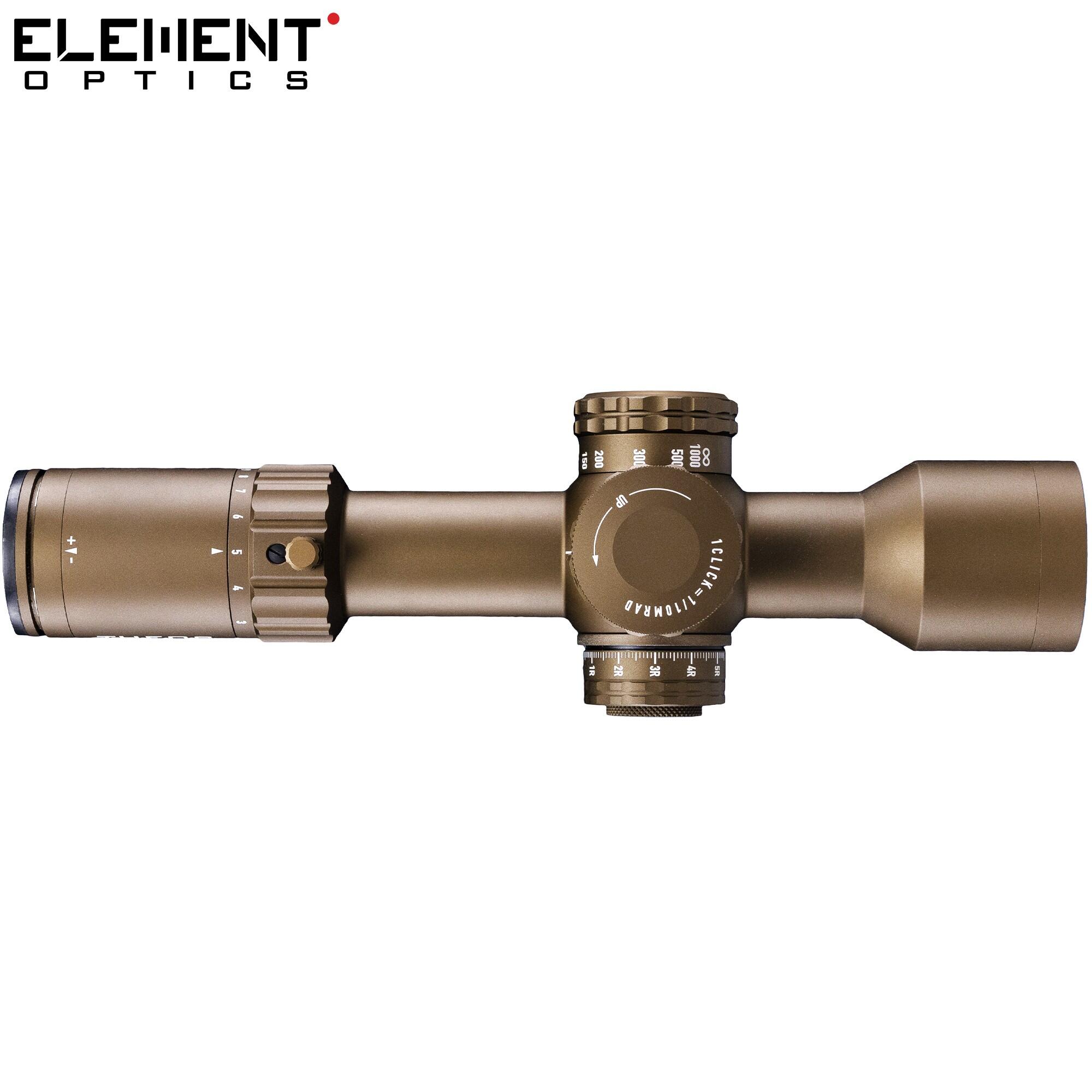 Mira Element Optics Theos 2-10x42 FFP MRAD MPR-1D FDE 2/7