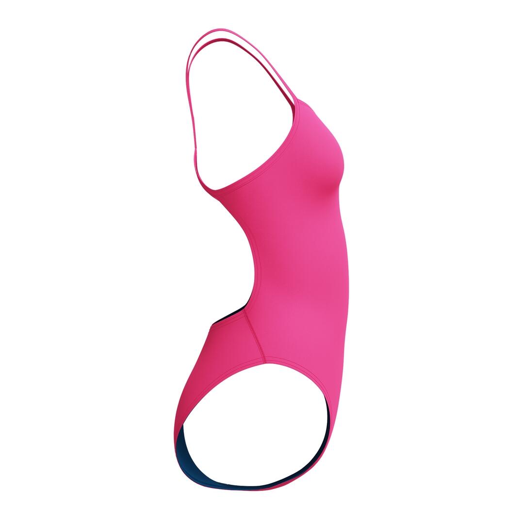 Fato de banho Speedo Club Training V-Back 2.0 para mulher Rosa 6/7