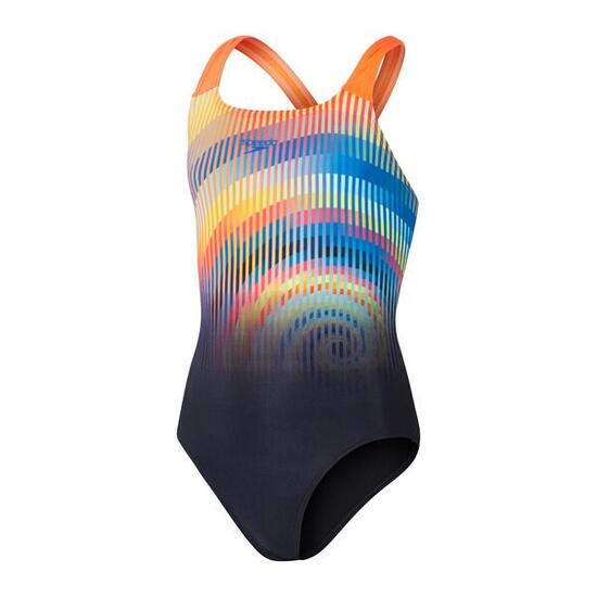 Maillot de bain 1 pièce fille Speedo Eco+ Dig Placem Powerback