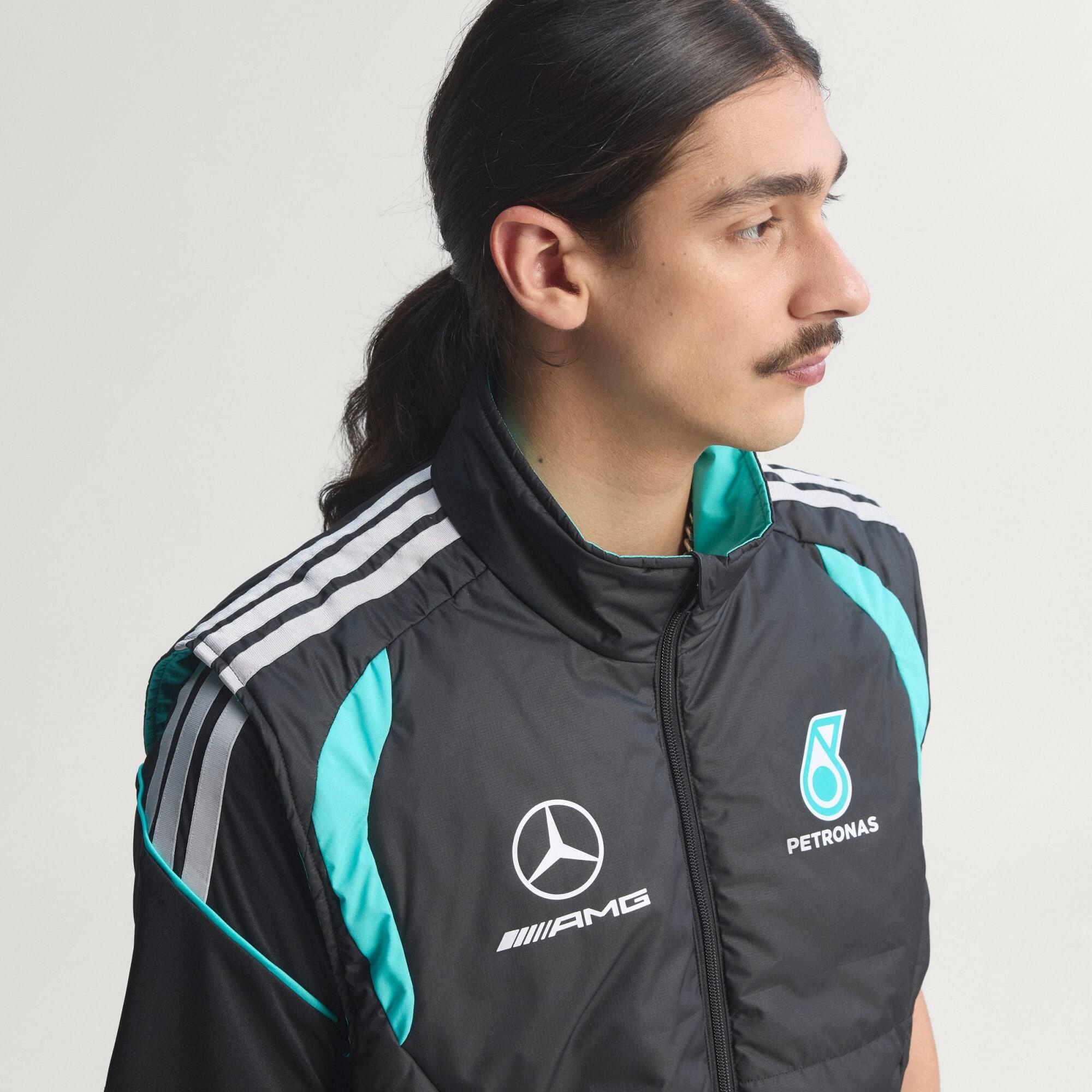 Mercedes AMG Petronas Gilet Homme F1 Rembourré Thermore - Officiel Équipe