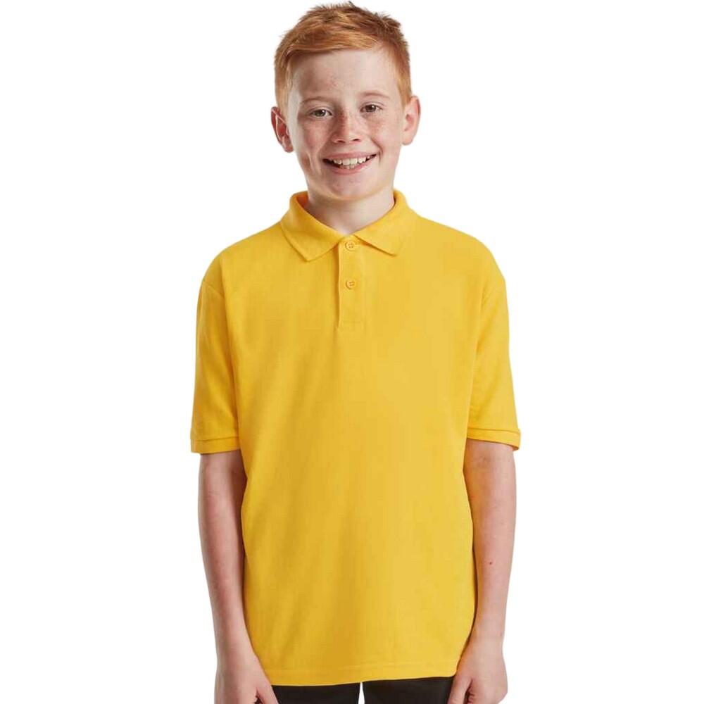 Fruit Of The Loom Childrens/Kids Poly/Cotton Pique Polo Shirt