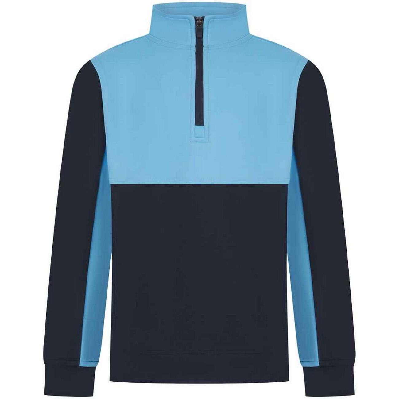 Finden & Hales Childrens/Kids Quarter Zip Fleece Top