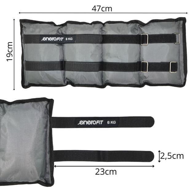 Hantle miękkie Eb Fit regulowane 2x6 kg 6/7