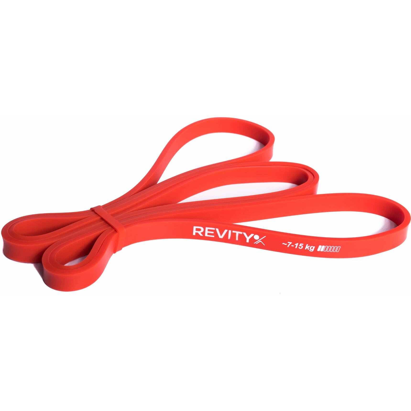 REVITY Posilovací odporová guma na cvičení REVITY Power Band 7-15 kg