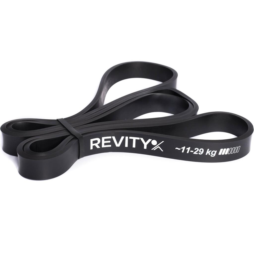 Fitness Training Resistance Band elastic 11-29 kg, Power Band, Black