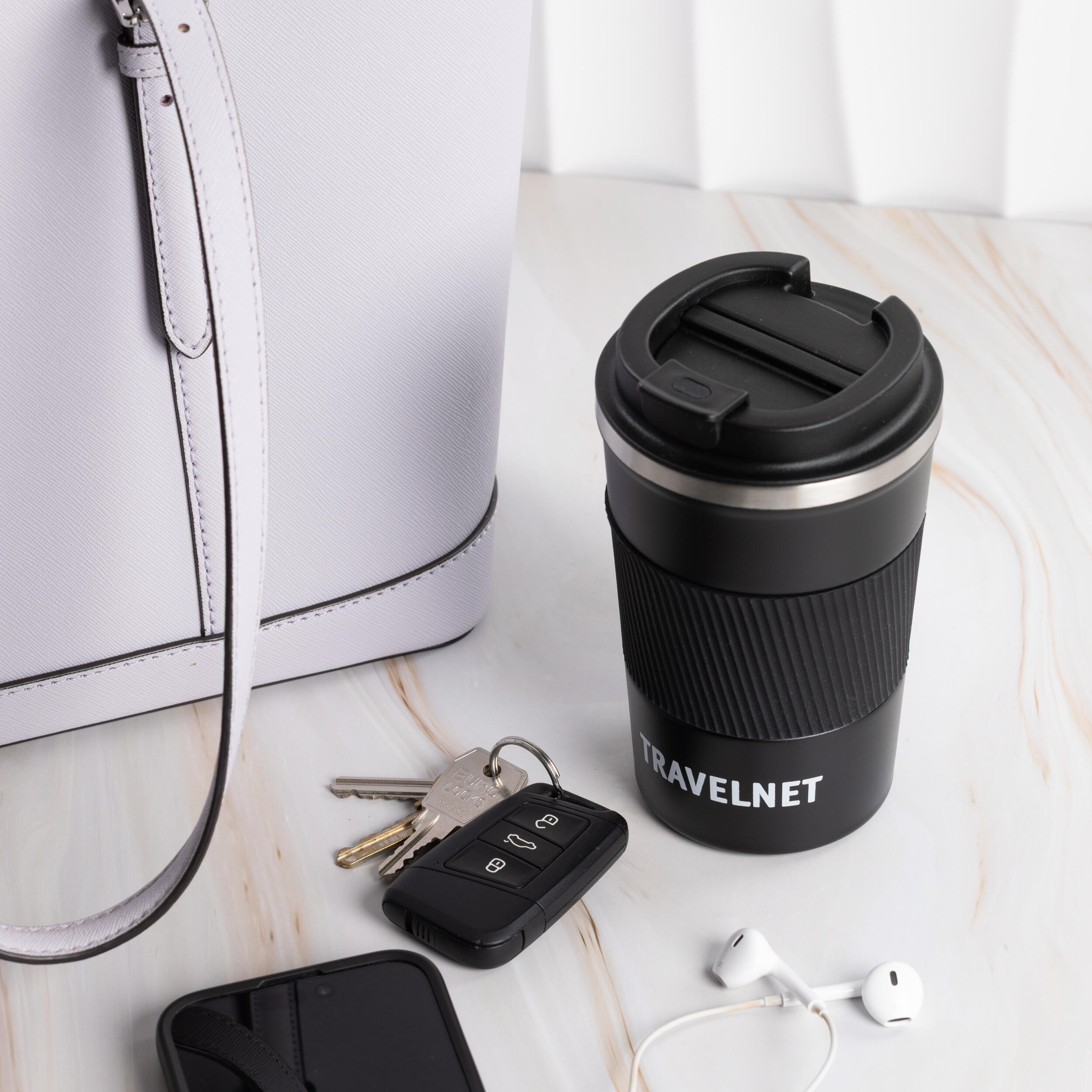 Travelnet Thermosbecher – Mug à café à emporter – 380 ml 3/7
