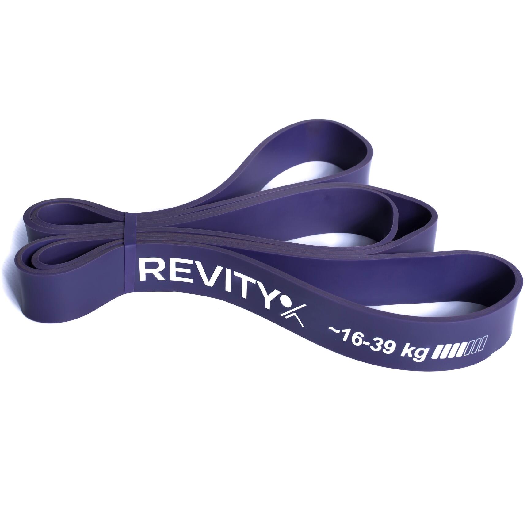 REVITY Posilovací odporová guma na cvičení REVITY Power Band 16-39 kg