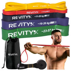 Kit training band élastiques avec plan d’entraînement Revity Power Bands