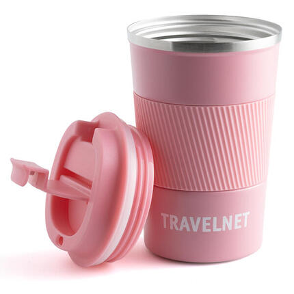 Travelnet thermosbeker – koffiebeker voor onderweg – 380 ml