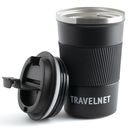 Travelnet thermosbeker – koffiebeker voor onderweg – 380 ml