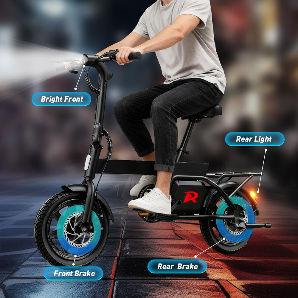 Bicicleta eléctrica urbana DYU B20MINI - 14 pulgadas, batería de 36 V y 7,8 Ah 4/7