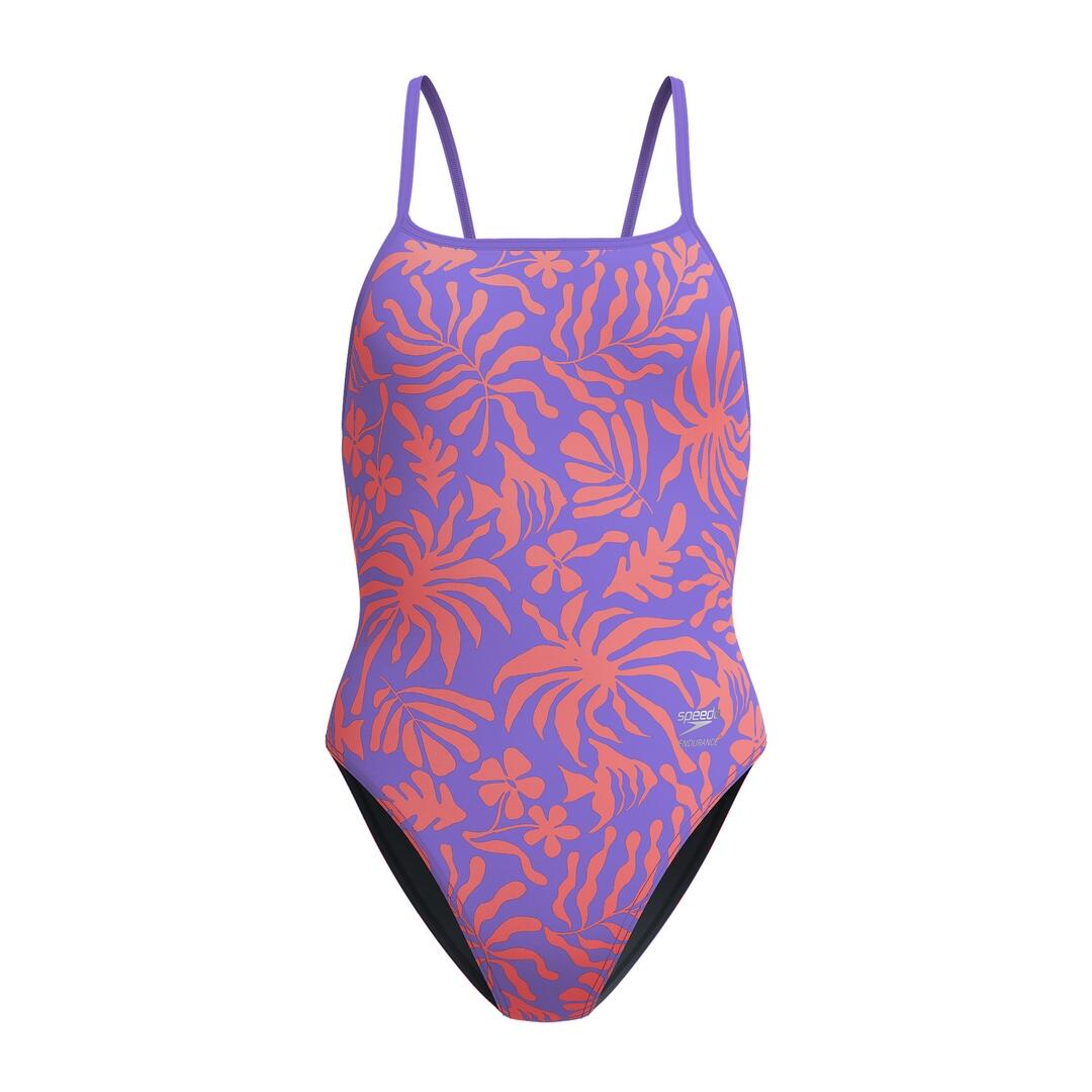 Strój kąpielowy damski Speedo Fl Printed Web Back Af 6/7