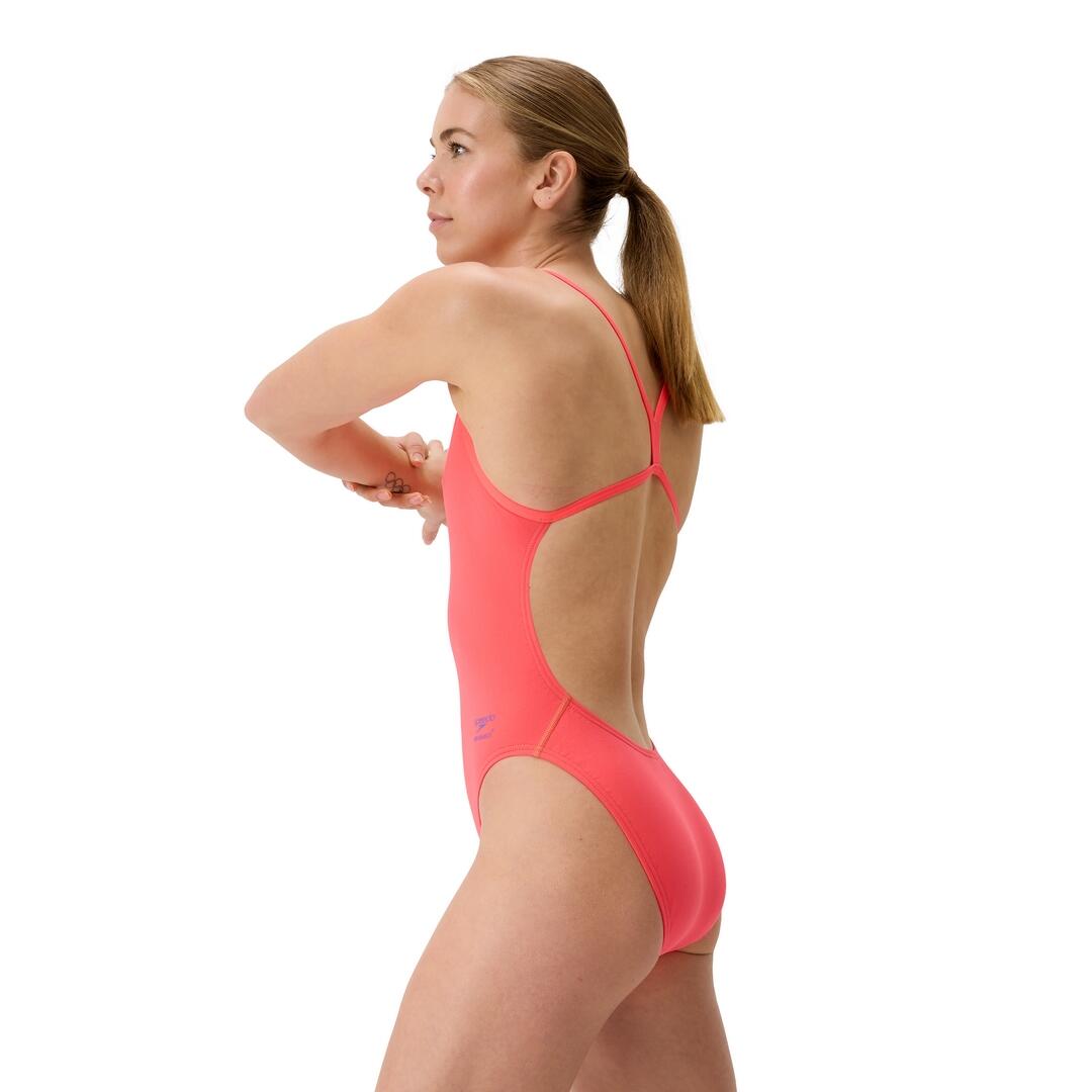 Strój kąpielowy damski Speedo Fl Solid V-Back 2.0 Af 4/7