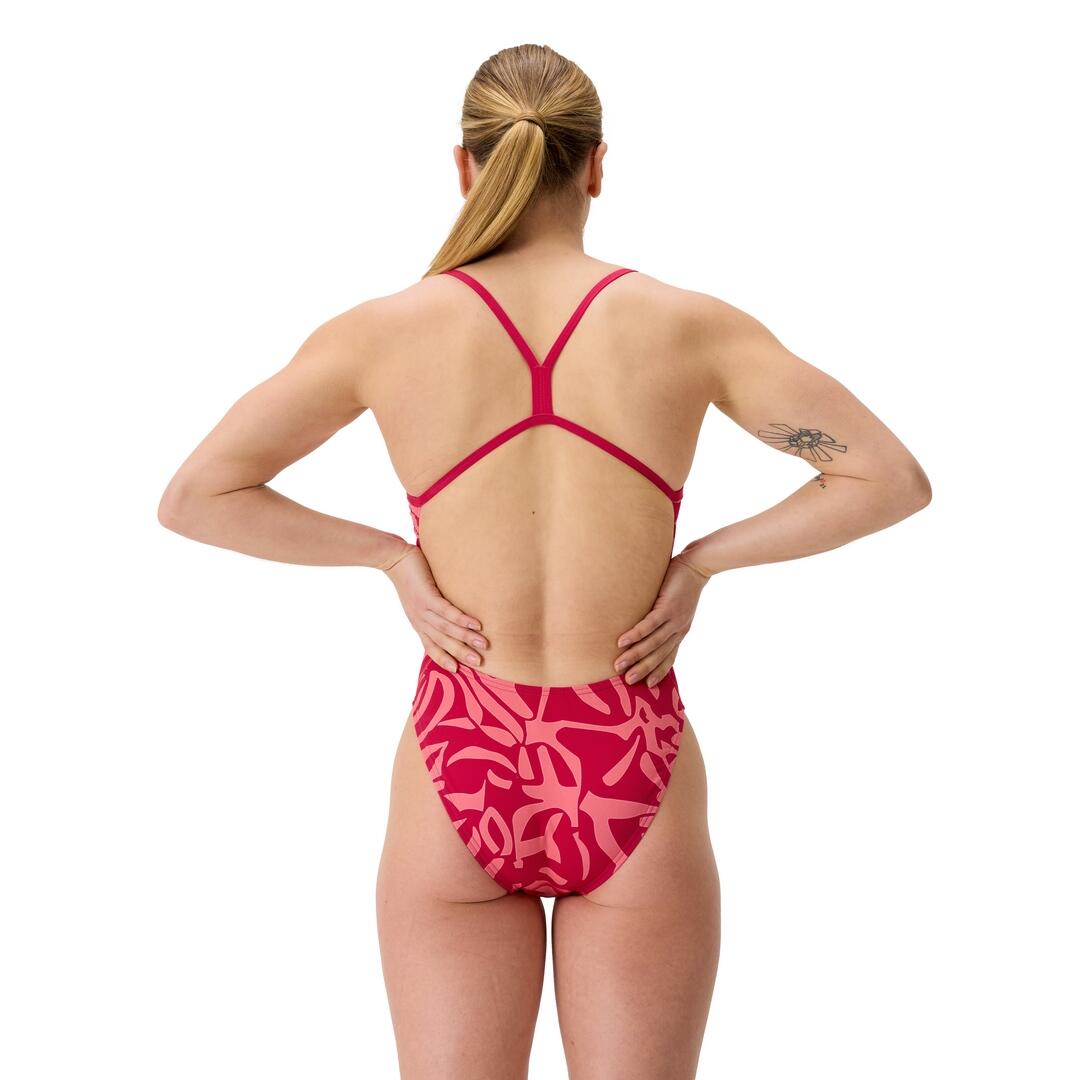Strój kąpielowy damski Speedo Fl Printed V-Back 2.0 Af 3/7