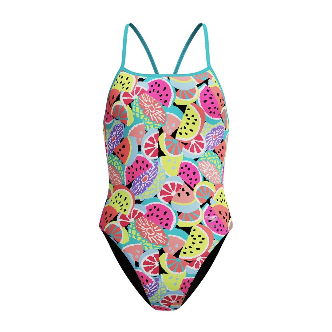 Strój Kąpielowy Damski Speedo Fl Printed Turnback Af 4/7